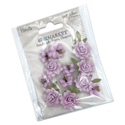 49 & Market - Collection «Florets » couleur «Soft Lilac» 12pcs